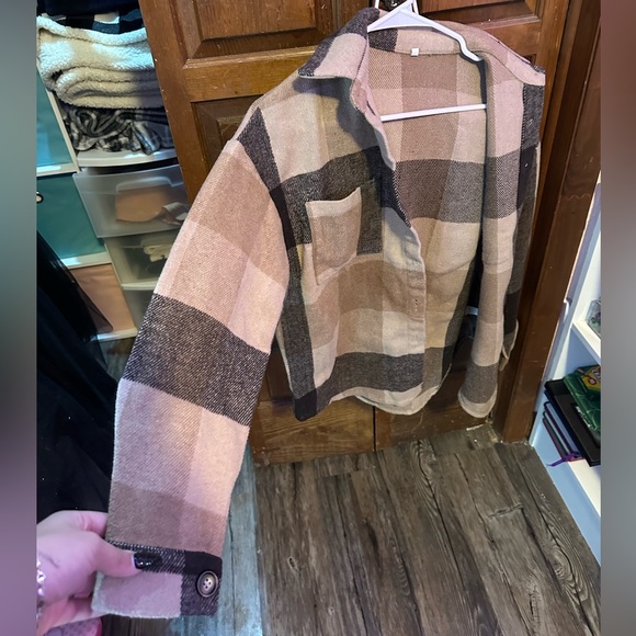 shein cardigan flannel size small - Picture 1 of 2